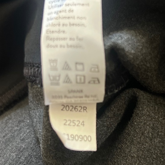 Spanx Ankle Length Ponte Hem Slit Heather Grey Leggings Size M - Picture 7 of 7